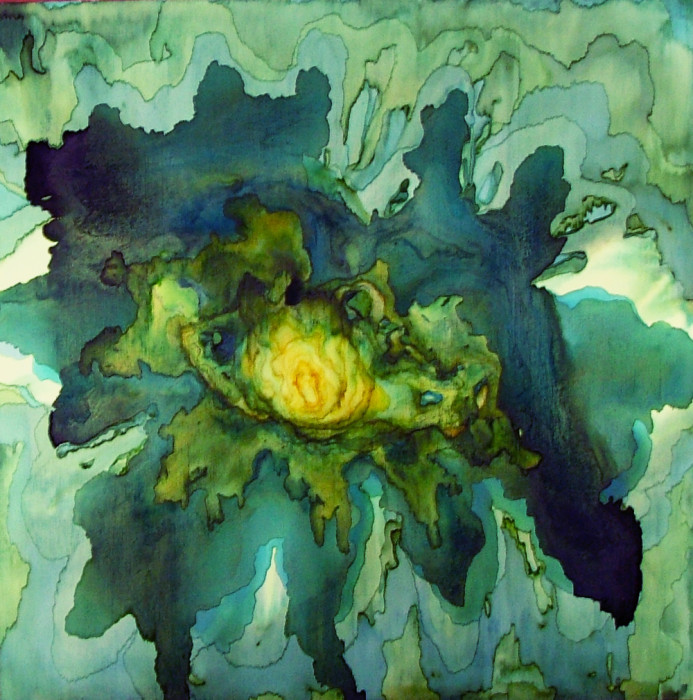 green nectar artwork by Tobias Tovera