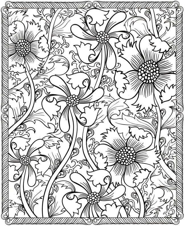 young adult coloring pages free - photo #12