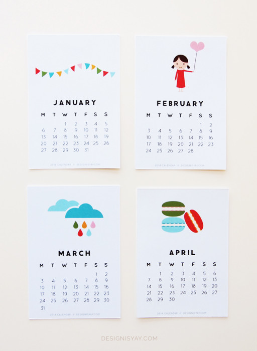Year of Colour Calendar by Design is Yay