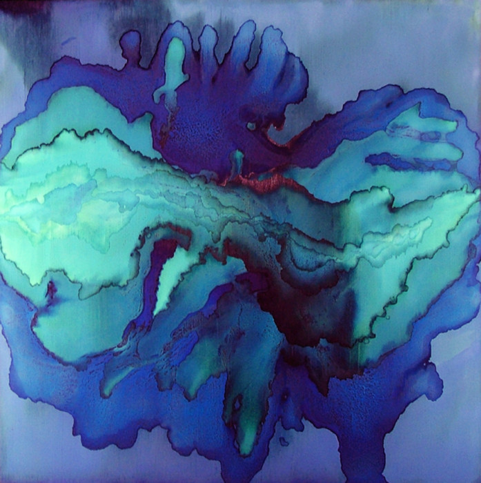 Blue Painting - Celestial Tide
