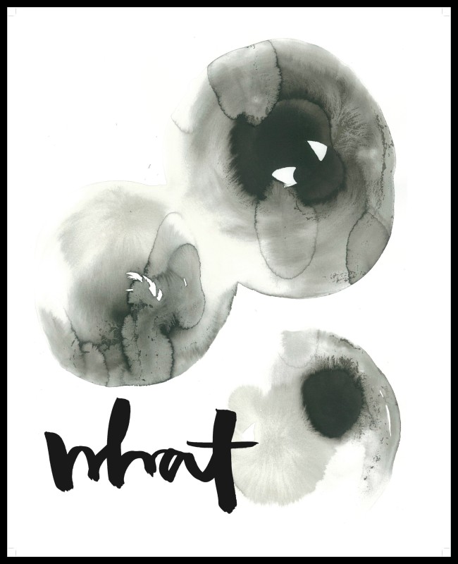 "What" - limited edition print by Ylva Skarp