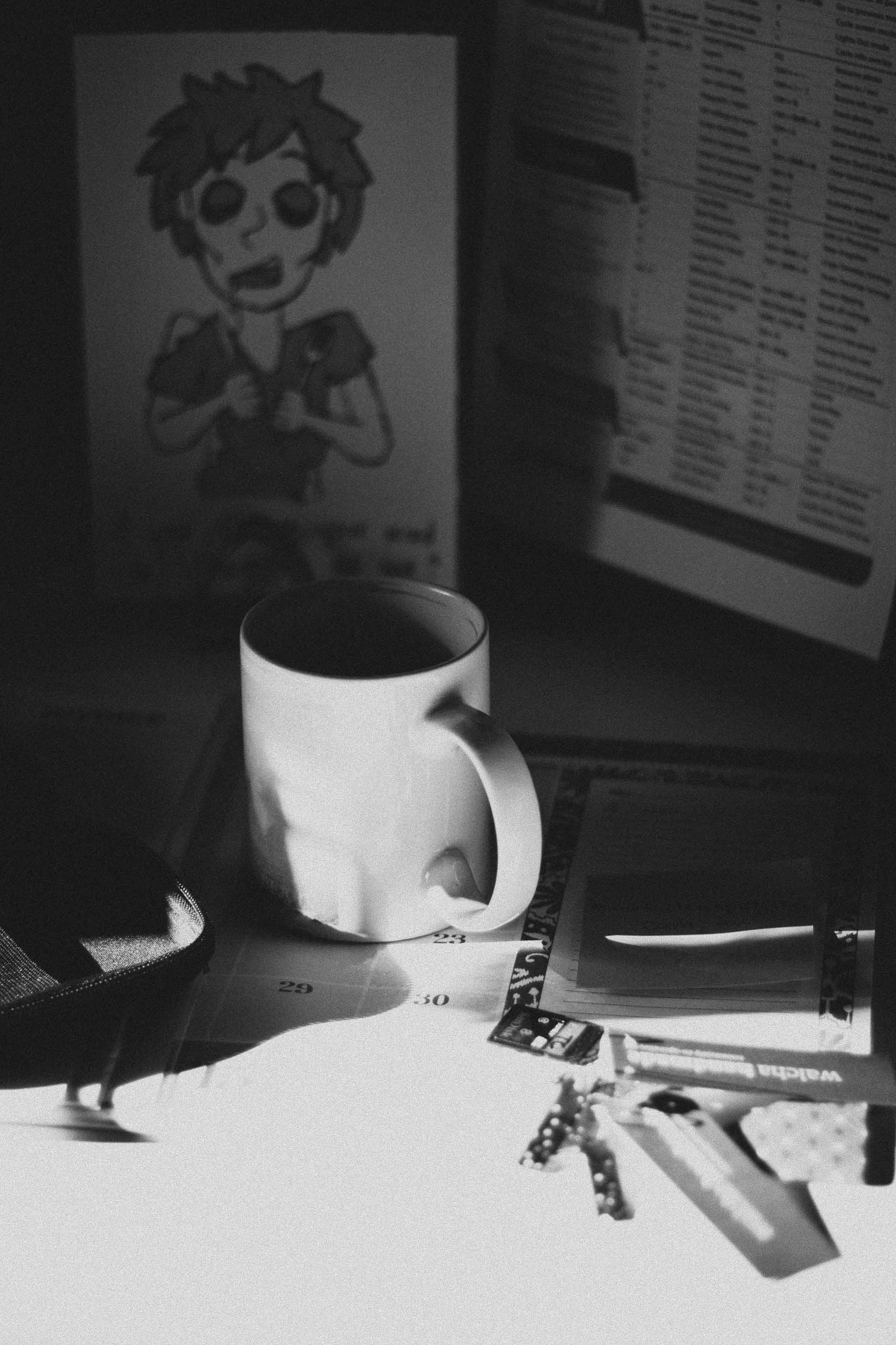 Coffee and morning chaos - there's so much to do on the to-do list... remember to breathe and if it doesn't get done, it will still be there tomorrow.